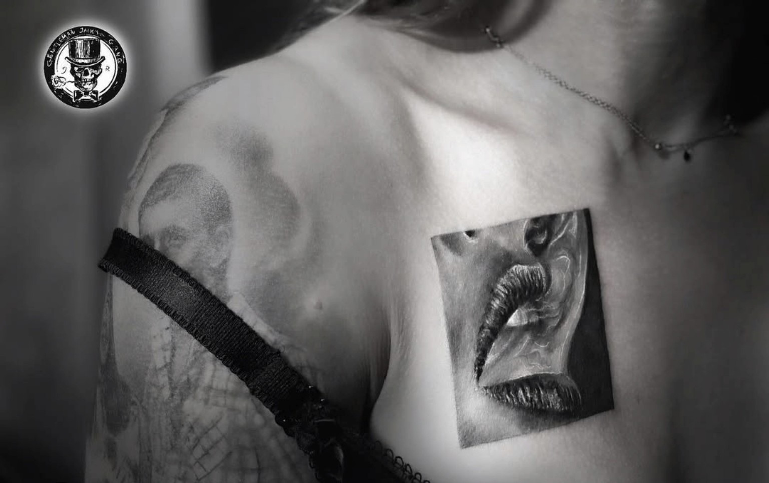 Realistic Lippen Tattoo von Jacek