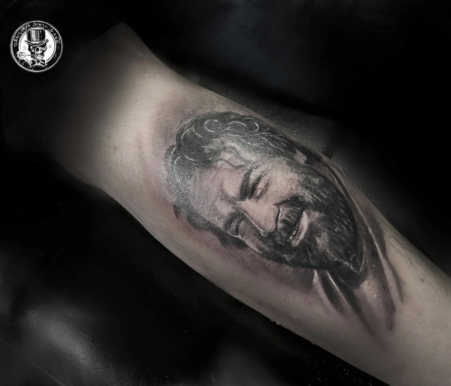 Realistic Porträt Tattoo von Jacek
